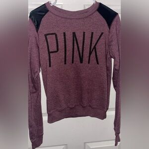 PINK Victoria's Secret Women's Maroon Sweater